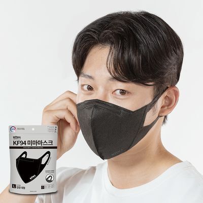 [업체배송] 미마 보건용마스크 대형 검정 30개입(KF94) 