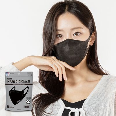[업체배송] 미마 보건용마스크 소형 30개입(KF80) 흰색/검정 택1