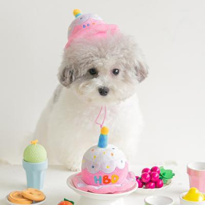 바잇미 파티케이크 모자 장난감 생일케이크 (삑삑/바스락)