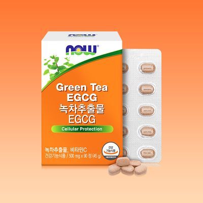 나우푸드 녹차추출물 EGCG 90정 카테킨 다이어트 (1개월분) 