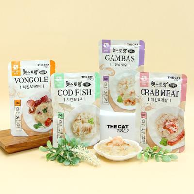더독 더캣 외식시리즈 캣스토랑 80g 4종 