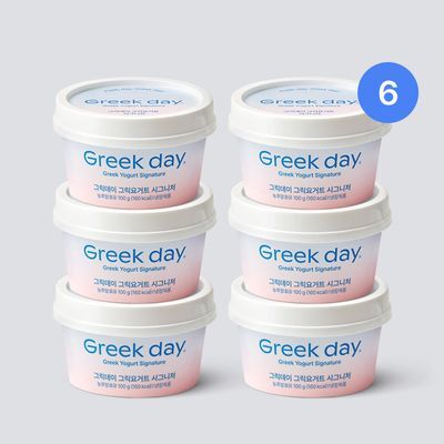 그릭데이 그릭요거트 100g x 6개입 2종 택1