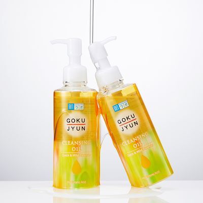 [피지제거/말끔결/고보습] 하다라보 고쿠쥰 클렌징 오일 200mL*2 기획