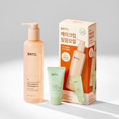 BRTC 안티폴루션 앤 풀메이크업 클렌징오일 300ml 기획 (+ 폼 20ml 증정)