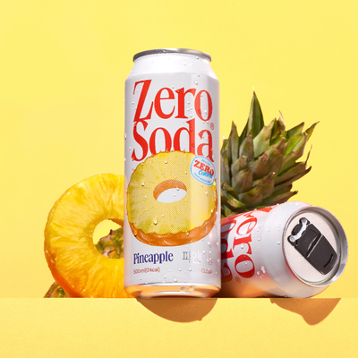 클룹 제로소다 파인애플 500ml (탄산 보존 뚜껑)