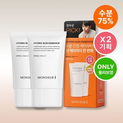 무슈제이 하이드로 선 에센스 더블기획(50ml+50ml)