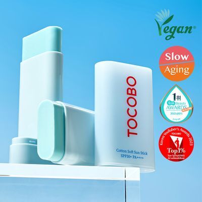 [노세범/매트] 토코보 코튼 소프트 선스틱 19g SPF50+ PA++++