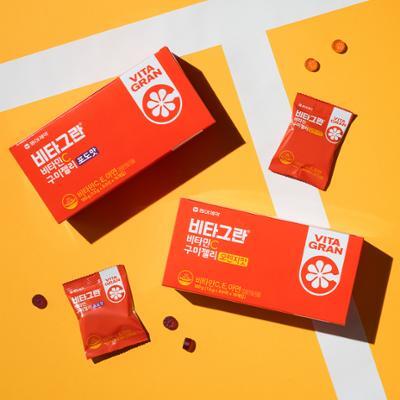 [동아제약] 비타그란 비타민C 구미젤리 포도맛/오렌지맛 15개입 (15일분) 2종 중 택 1