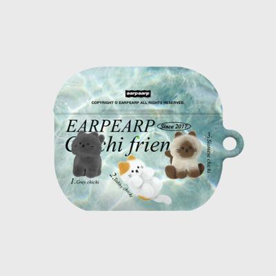 어프어프 치치 프렌즈-블루(에어팟3-하드)