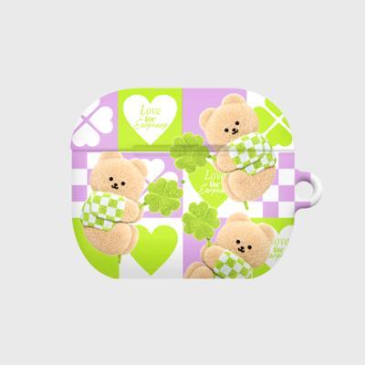 어프어프 클로버 코비 패턴-퍼플(에어팟3-하드)