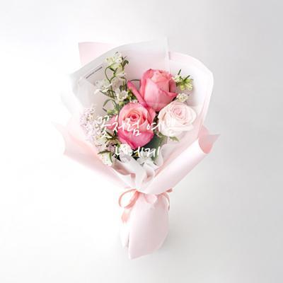 스노우폭스 레터링 팔레트 큐티 꽃다발 (택배/퀵)