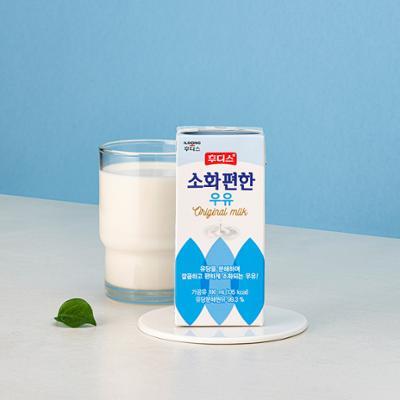 후디스 소화 편한 우유 오리지널 190mL*24입