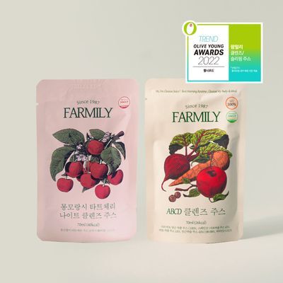 팜밀리 바디리셋 클렌즈 세트(ABCD 14포 + 타트체리 14포)