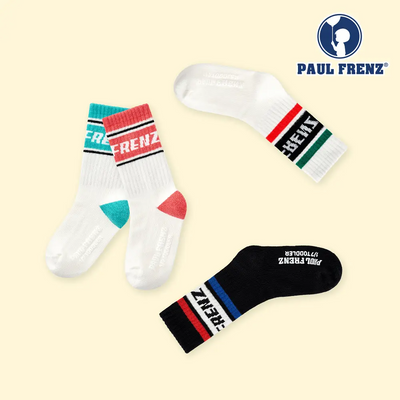 폴프랜즈 원사이즈 골지 크루삭스 F-SOCKS 220~300mm(초등-성인)