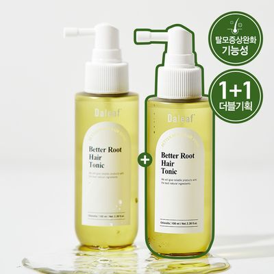 [1등헤어토닉] 달리프 클로렐라 탈모증상완화 헤어토닉 더블기획(100ml+100ml)