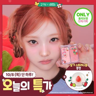 [굿럭트롤 콜라보] 투에이엔 듀얼치크 19 colors (기획/단품)
