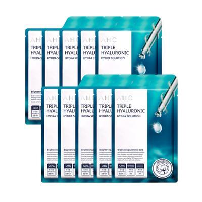 AHC 순면 마스크 트리플 히아루로닉 25ml 10매입