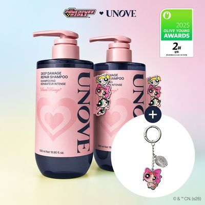 [파워퍼프걸 콜라보] 어노브 딥 데미지 리페어 샴푸 500ml 더블/듀오 기획