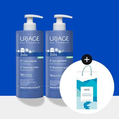유리아쥬 베이비 기프트 기획 (베베 프리미어 레 로션 500ml+베베 끄렘라방떼 클렌저 500ml)
