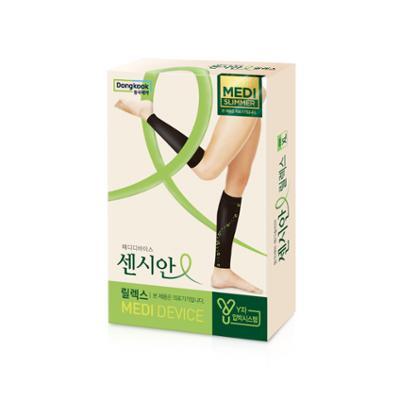 [의료기기/빅사이즈] 센시안 릴렉스 압박스타킹 블랙 XL 