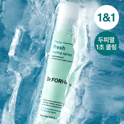 [1+1] 닥터포헤어 피토프레시 두피쿨링 스프레이 150ml+150ml 기획 / 두피열케어 냄새케어