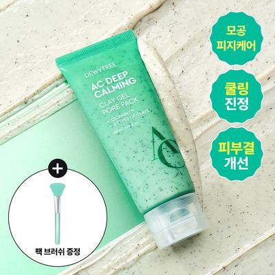 [각질/모공/피지] 듀이트리 AC컨트롤 딥 그린 카밍 클레이 젤 모공팩 100ml (기획/단품)