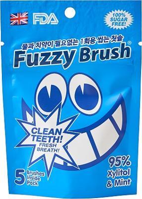 퍼지브러쉬 씹는 칫솔(5개입)
