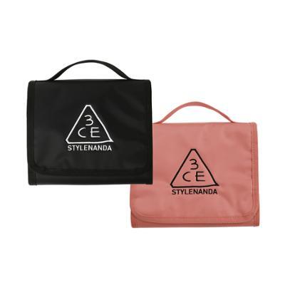 3CE 스몰 워시 백 2종[블랙/핑크 베이지]