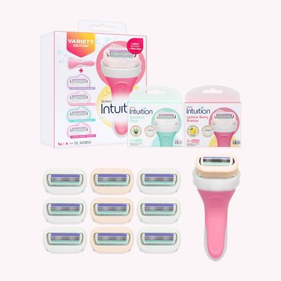 [한정기획] 쉬크 인튜이션 버라이어티 기획팩 (레몬베리 리필날3입+내추럴 리필날3입)