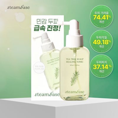 스팀베이스 티트리 스칼프 힐링 토닉 100ml