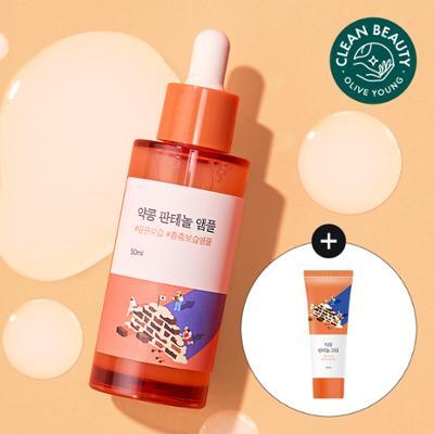 [보습장벽] 라운드랩 약콩 판테놀 앰플 50ml 기획 (+약콩 크림 20ml)