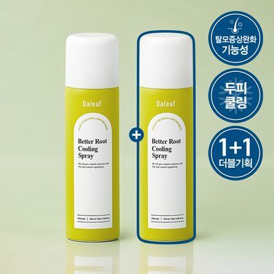 [탈모증상완화/두피열케어] 달리프 쿨링스프레이 더블기획 100ml+100ml