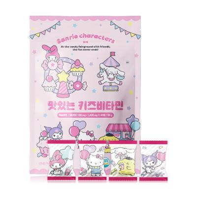아텍스 산리오 캐릭터즈 맛있는 키즈비타민 C 40정 (8일분)