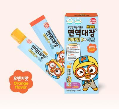뽀로로 면역대장 비타민 D+아연 20gX15포(15일분)