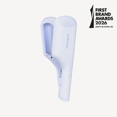 보다나 컴팩트 물결고데기 32mm 파우더블루