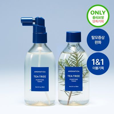[두피쿨링/탈모증상완화] 아로마티카 티트리 퓨리파잉 토닉 100ml (단품/더블기획)