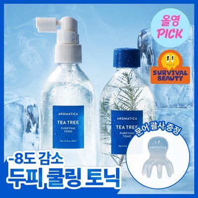 [8월 올영픽/두피쿨링/탈모증상완화] 아로마티카 티트리 퓨리파잉 토닉 100ml (단품/더블기획)