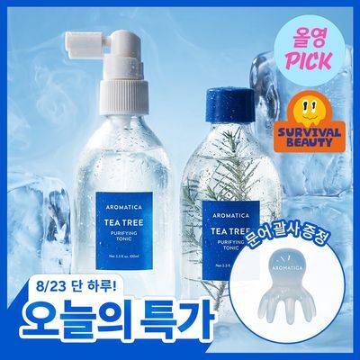 [8월 올영픽/두피쿨링/탈모증상완화] 아로마티카 티트리 퓨리파잉 토닉 100ml (단품/더블기획)