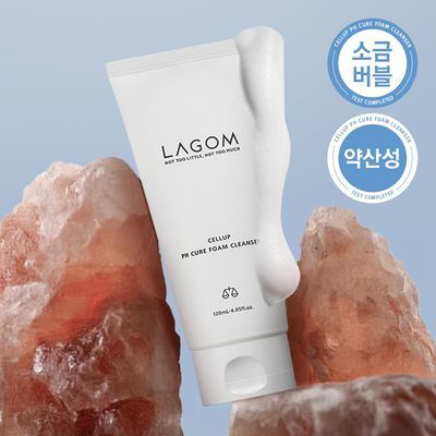 [저자극/수분약산성] 라곰 수분 약산성 피에이치 큐어 클렌저 120ml
