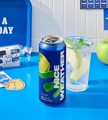클룹 제로소다 청사과 500ml (탄산 보존 뚜껑)