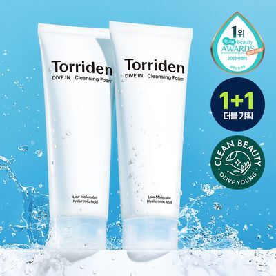 [1+1] 토리든 다이브인 저분자 히알루론산 클렌징폼 더블기획 (150ml+150ml)