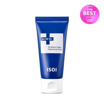[피지폼] 아이소이 아크니 닥터 1st 블랙 딥 클렌징 폼 75ml