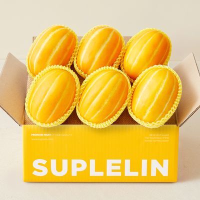 수플린 아삭달콤 가정용 고당도 성주참외 1.4kg (4~6입)
