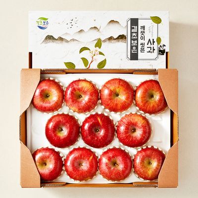 수플린 산지직송, 충북 결초보은 사과 3.2kg (10~12입/특품)