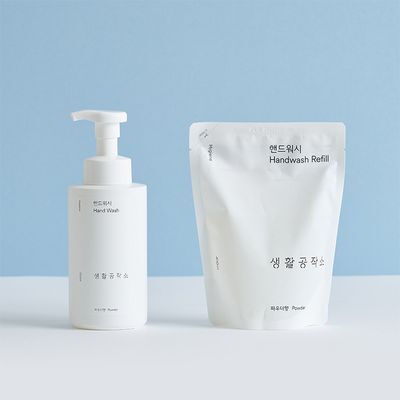 생활공작소 핸드워시 용기 500mlx1개 + 리필 400mlx3개 향 택1