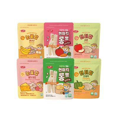 [STEP1 / 6~7개월부터] 베베스트 아기과자 모음전