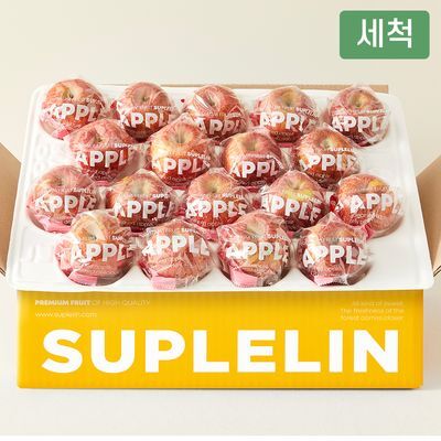 수플린 하루한알 고당도 세척사과 3.5kg (16~18입)