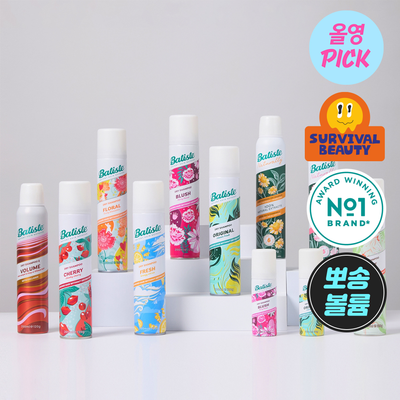 [8월 올영픽/유분순삭] 바티스트 드라이샴푸 50ml/200ml 14종 택 1(올영 단독기획세트 포함)