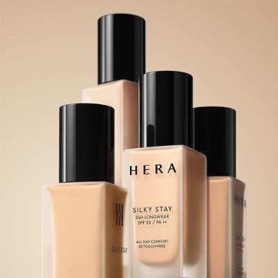 [매끈피부결파데] 헤라 실키 스테이 24H 롱웨어 파운데이션 30g 9 Colors