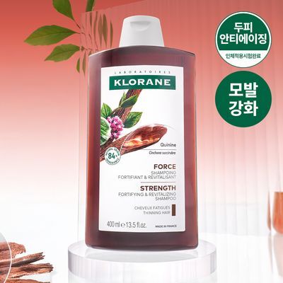 [두피활력&모발강화] 클로란 퀴닌 에델바이스 샴푸 400ml